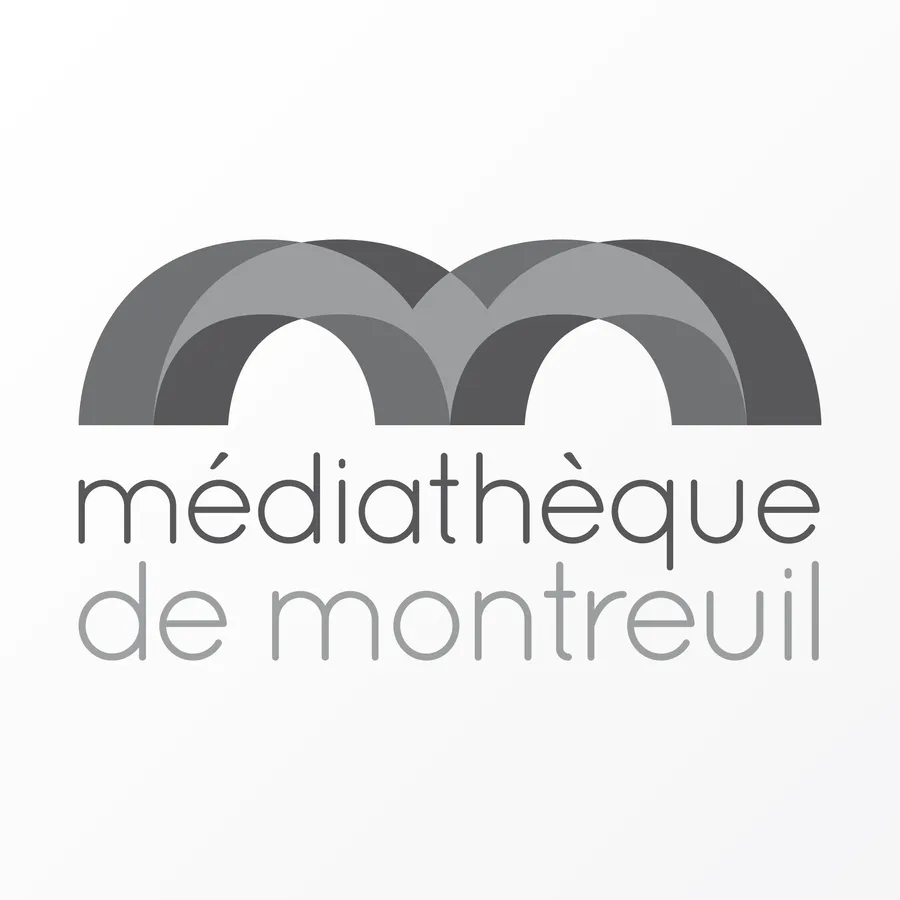 Logo en version grise de la médiathèque de Montreuil