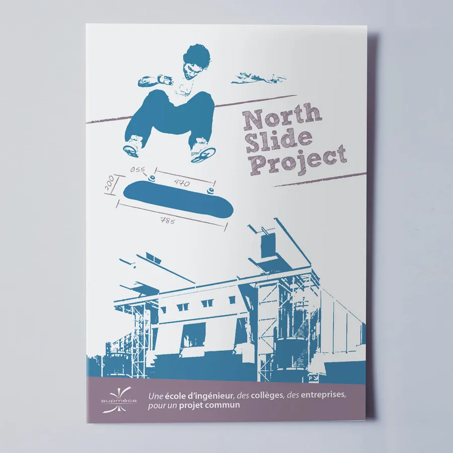 Couverture avant de la brochure North Slide Project