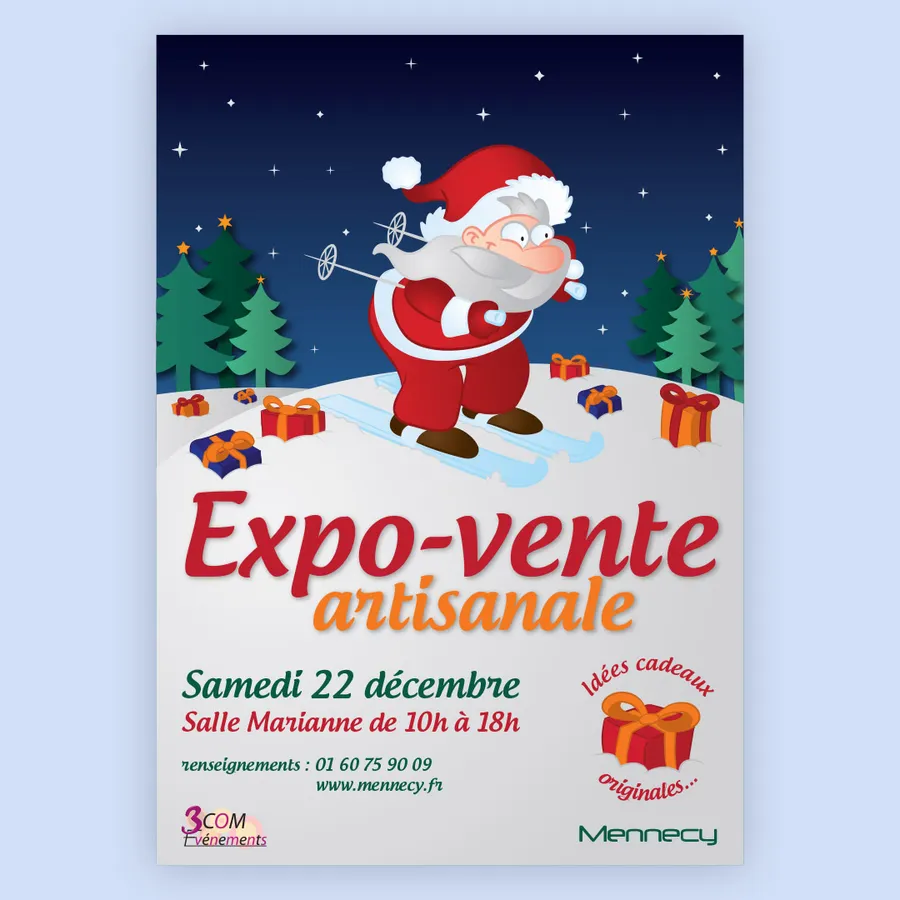 Affiche de l'expo-vente artisanale