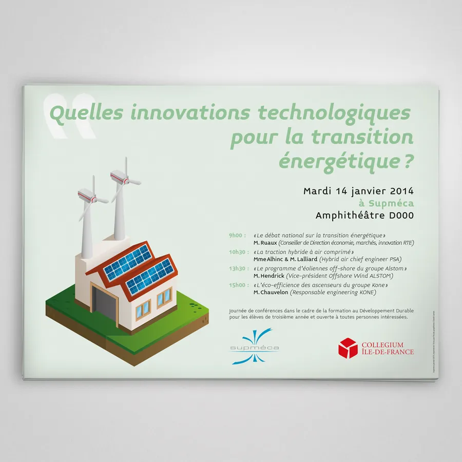 Affiche de la journée développement durable de 2014