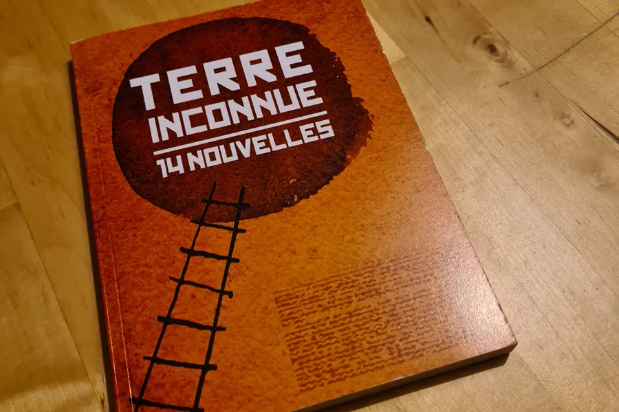 Couverture du recueil de nouvelles Terre inconnue